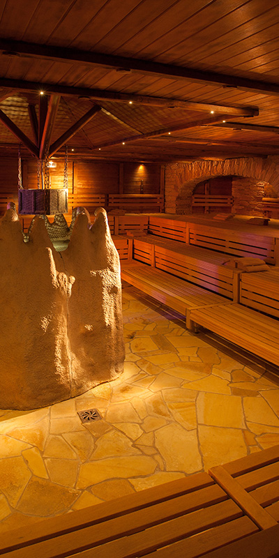  Ikonisches Bild der entspannenden afrikanischen Sauna im Om Spa Costa Meloneras by Lopesan auf Gran Canaria 